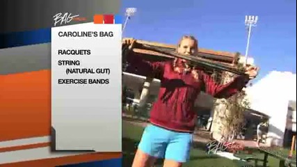 Caroline Wozniacki Bag Check 