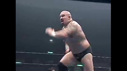 Hiroshi Tanahashi vs. Giant Bernard (njpw - 7 - 17 - 06) 