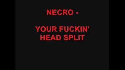 Necro - Your Fuckin' Head Split