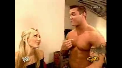 Randy Orton and Stacy Keibler Backstage
