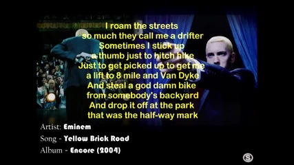 Eminem - Yellow Brick Road (encore)
