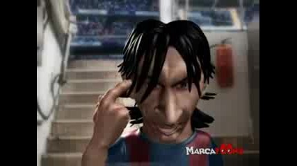 Marca Toons Messi And Raul El Klasico