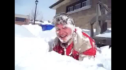 Гмуркане в снега 