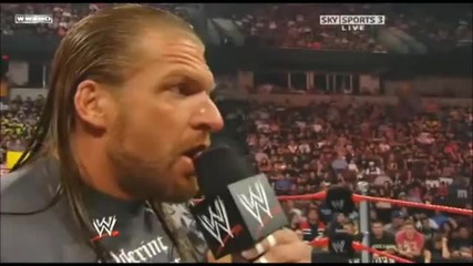 Wwe Raw 2008 John Cena Confronts Triple H And Jeff Hardy