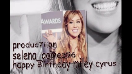 Happy Birthday Miley cyrus