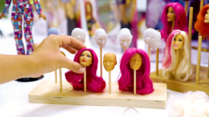 Go behind the scenes of Mattel's WWE Superstars fashion doll line