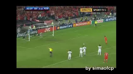 Euro 2008 Швейцария - Португалия 2:0 Якин