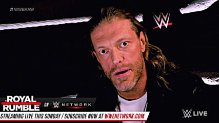 Edge declares his entry into the Royal Rumble Match: Raw, Jan. 25, 2021