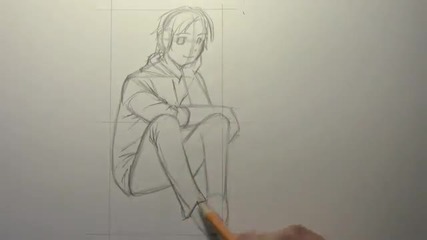 How to Draw Poses Sitting