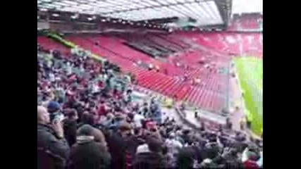 Arsenal Fans At Old Trafford After Ft