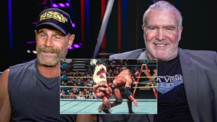 Shawn Michaels and Razor Ramon watch their historic WrestleMania X Ladder Match: WWE Playback