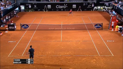 Fabio Fognini vs Pablo Andujar - Rio Open 2015