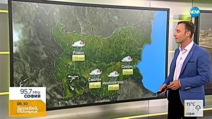 Прогноза за времето (02.07.2018 - сутрешна)