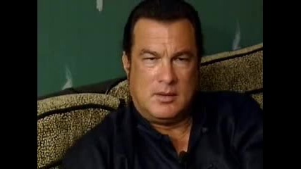 Steven Seagal claims he`s God - Controversial Interview 