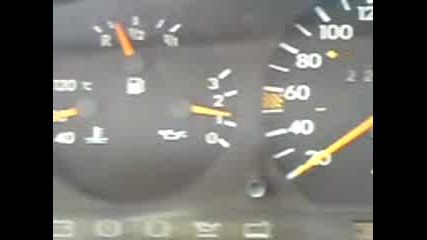 W124 на газ - обороти и налягане