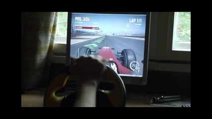 F1 2010 gameplay - Кормило и педали [atisas]