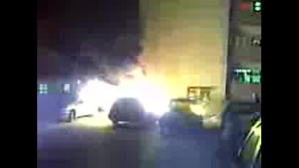 Пожар В Студентски Град. Горящ Автомобил !