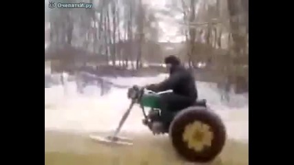 Най-новия мотор в Русия - Смях