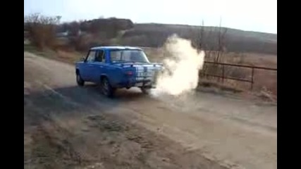 Lada 1300 Burnout!