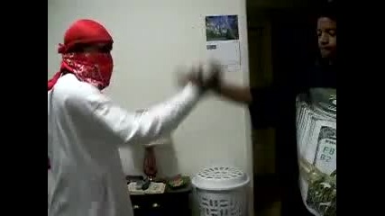 blood hand shake