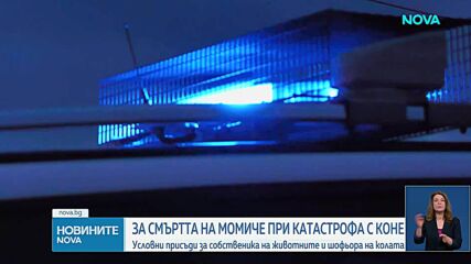 Двама с условни присъди за катастрофата с коне, при която загина 18-годишната Андрея