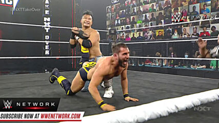 Kushida pushes Johnny Gargano to the limit with crushing kick: NXT TakeOver: Vengeance Day (WWE Network Exclusive)