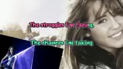 Miley Cyrus - The Climb [karaoke ]