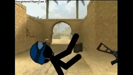 Stick Figure Animation_ Sounds of Counter Strike