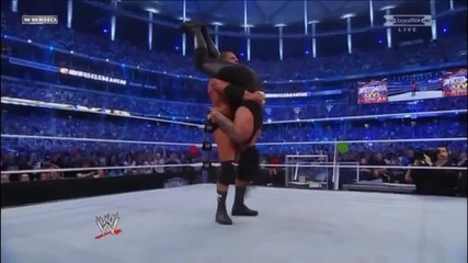 Triple H Tomstone Piledriver to Undertaker Wrestlemania 27