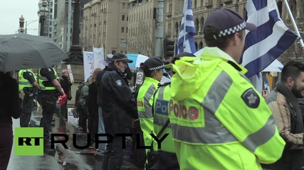 Australia: Melbourne protesters stand in solidarity with Greece