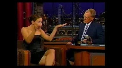 Jennifer Garner Letterman 2003