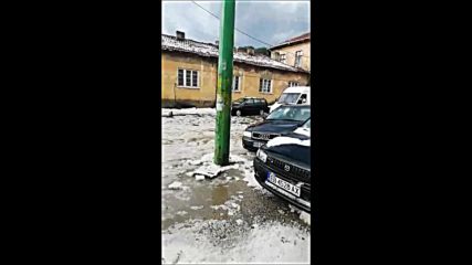 Силна градушка удари Габрово