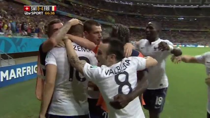 World Cup 2014 Brazil Switzerland - France 2:5 All goals & Full highlights H D