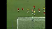 Kaka се гаври със защитниците и вкарва гол!!! 15.06.2009 Победа за бразилия