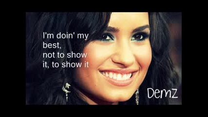 *me Myself and Time* - Demi Lovato [lyrics on screen]