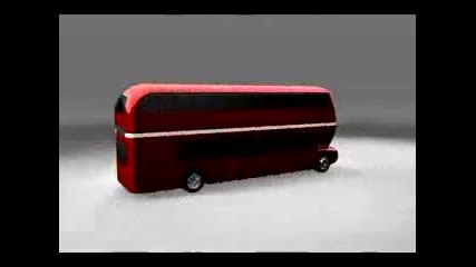 A 3d view of Autocars new Routemaster bus the Rmxl - by Autocar.co.uk 