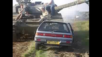 Tank vs. Honda