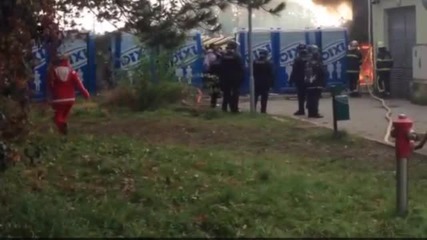 Мигранти подпалиха лагер, бързали за Германия