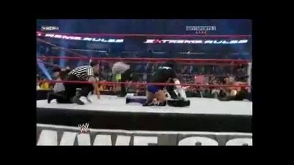 Jeff Hardy vs Edge Extreme Rules 2009 Ladder Match Highlights 