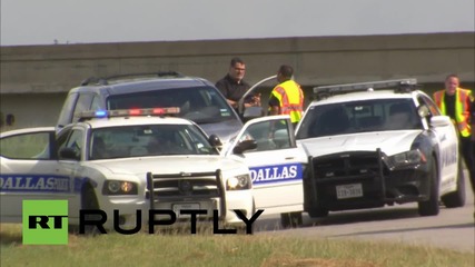 USA: Dallas on lockdown as suspect shot by police