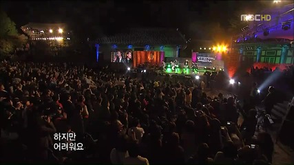 Shinee - Hello @ Mountain Concert (лайв изпълнение преди пострадането на Jongkey) 