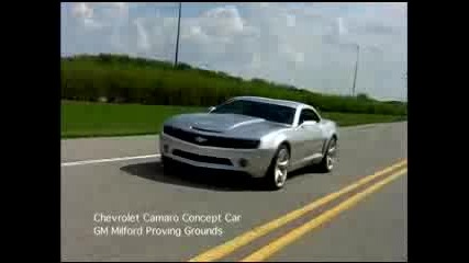 Chevrolet Camaro concept car in action