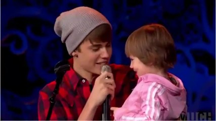 Justin Bieber And Jazzy Singing Baby (home For The Holidays)