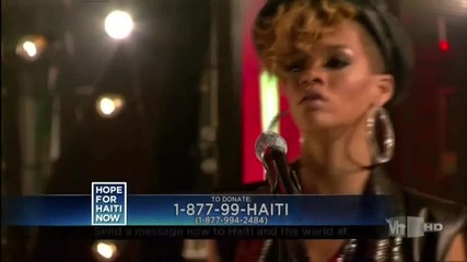 Hope for Haiti Now - Jay - Z. Rihanna. Bono and The Edge Stranded 