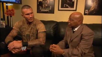 Randy Orton & Teddy Long Backstage 17/2/12