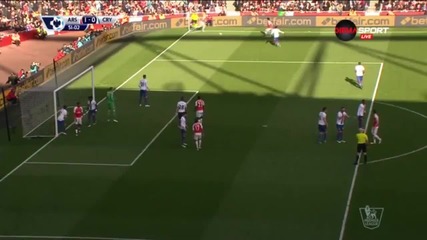 Арсенал - Кристъл Палас 1:1, Висша лига, 34-и кръг