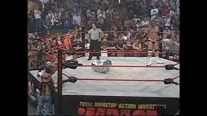 T N A i M P A C T! 6.7.2007 - Chris Harris vs James Storm ( Hardcore Match)
