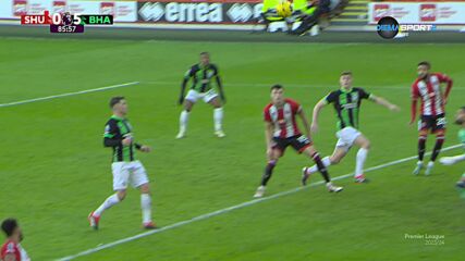 Brighton and Hove Albion with a Goal vs. Sheffield United FC