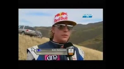 Kimi Raikkonen Ss7 - катастрофа на Mexico Rally 2010 