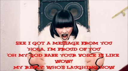 Н О В О! Текст & Превод! Jessie J - Whos Laughing Now (официална песен) H Q